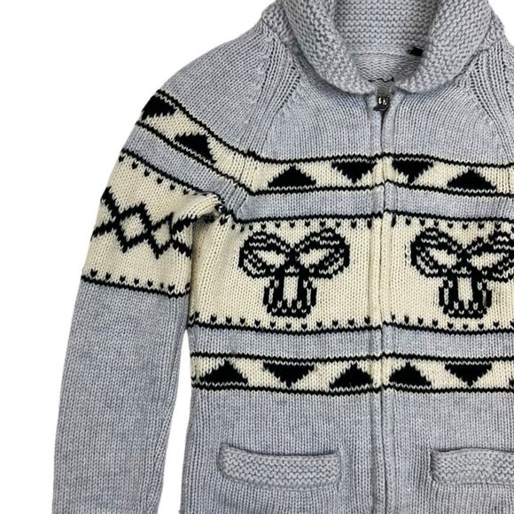 COPY - TNA *Aritzia* Lambswool Zip Up Knit Sweater (Small) - Picture 4 of 7